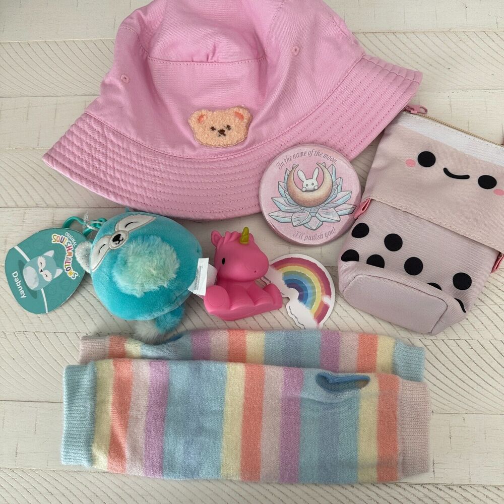 Kawaii Girl Lot Pastel Hot Topic Armwarmer, Fishermen Hat, Sailor Moon, Boba